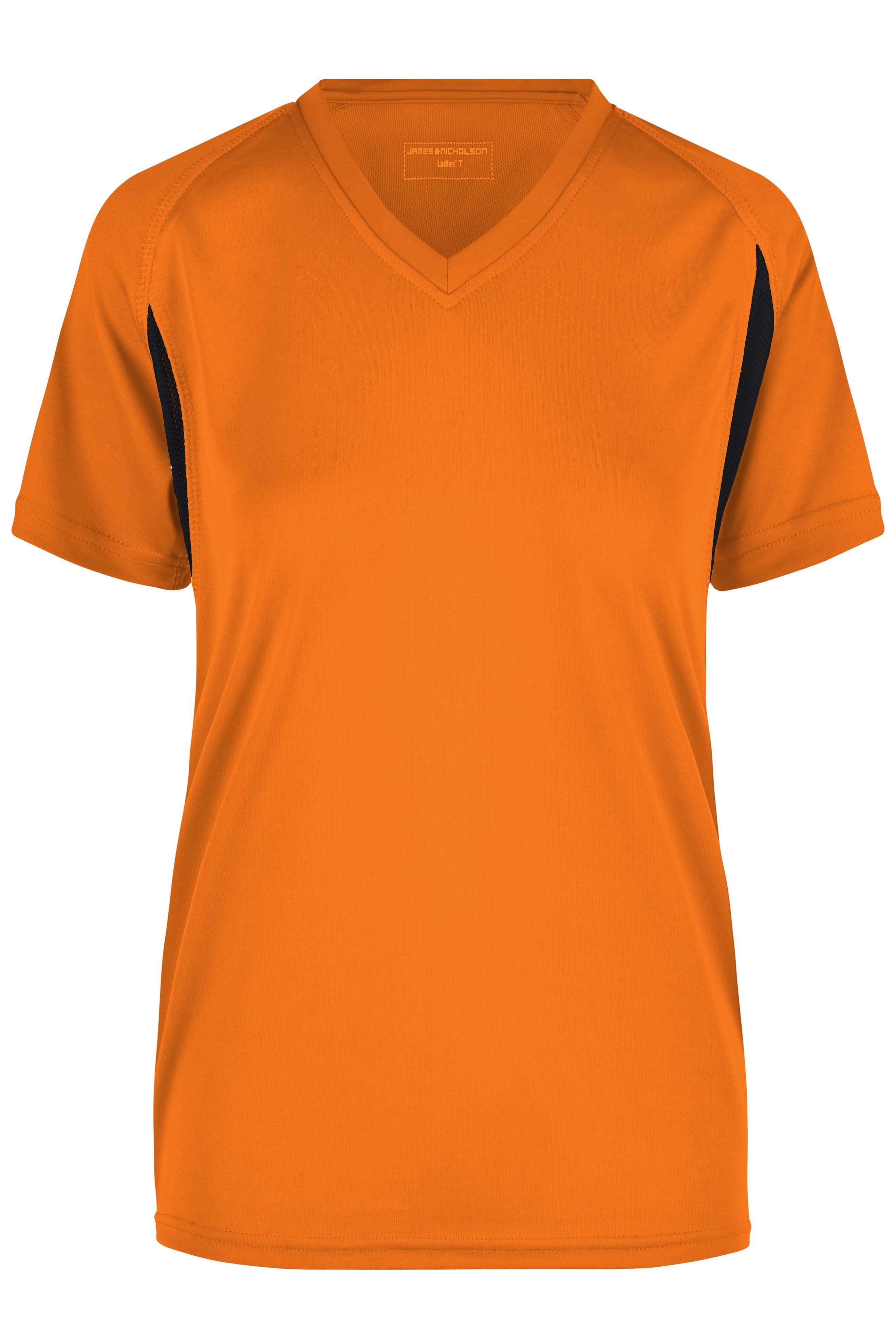James & Nicholson Damen Laufshirt Topcool orange/black