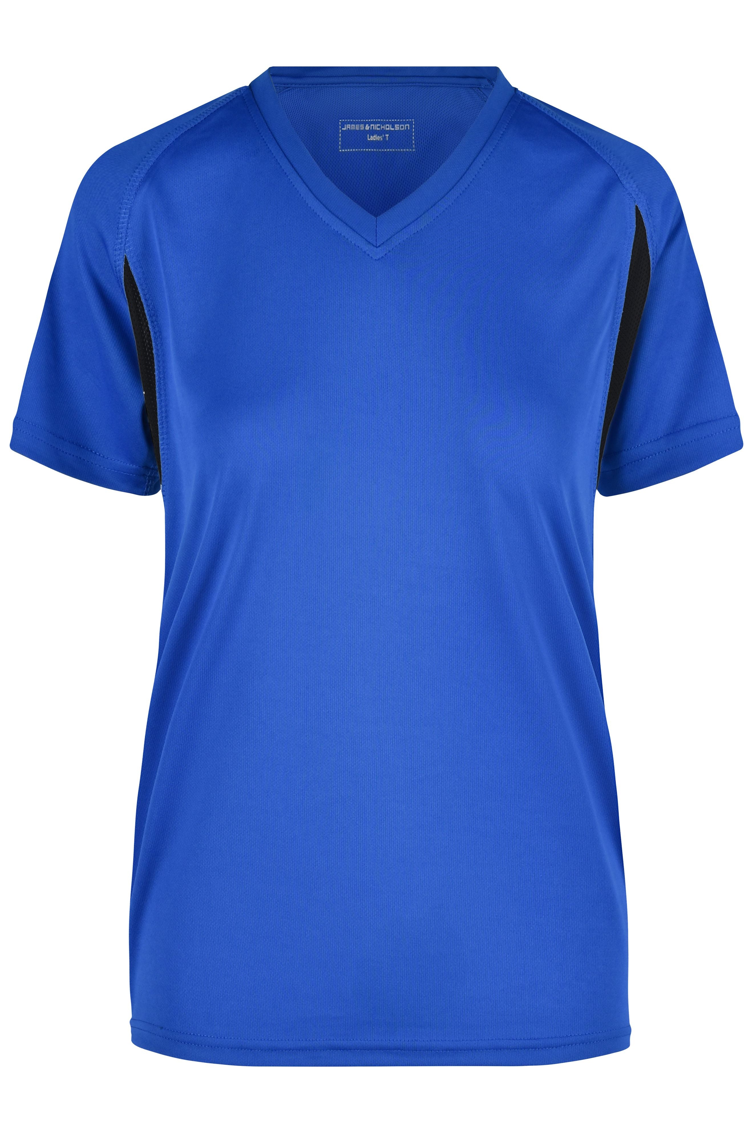 James & Nicholson Damen Laufshirt Topcool royal/black