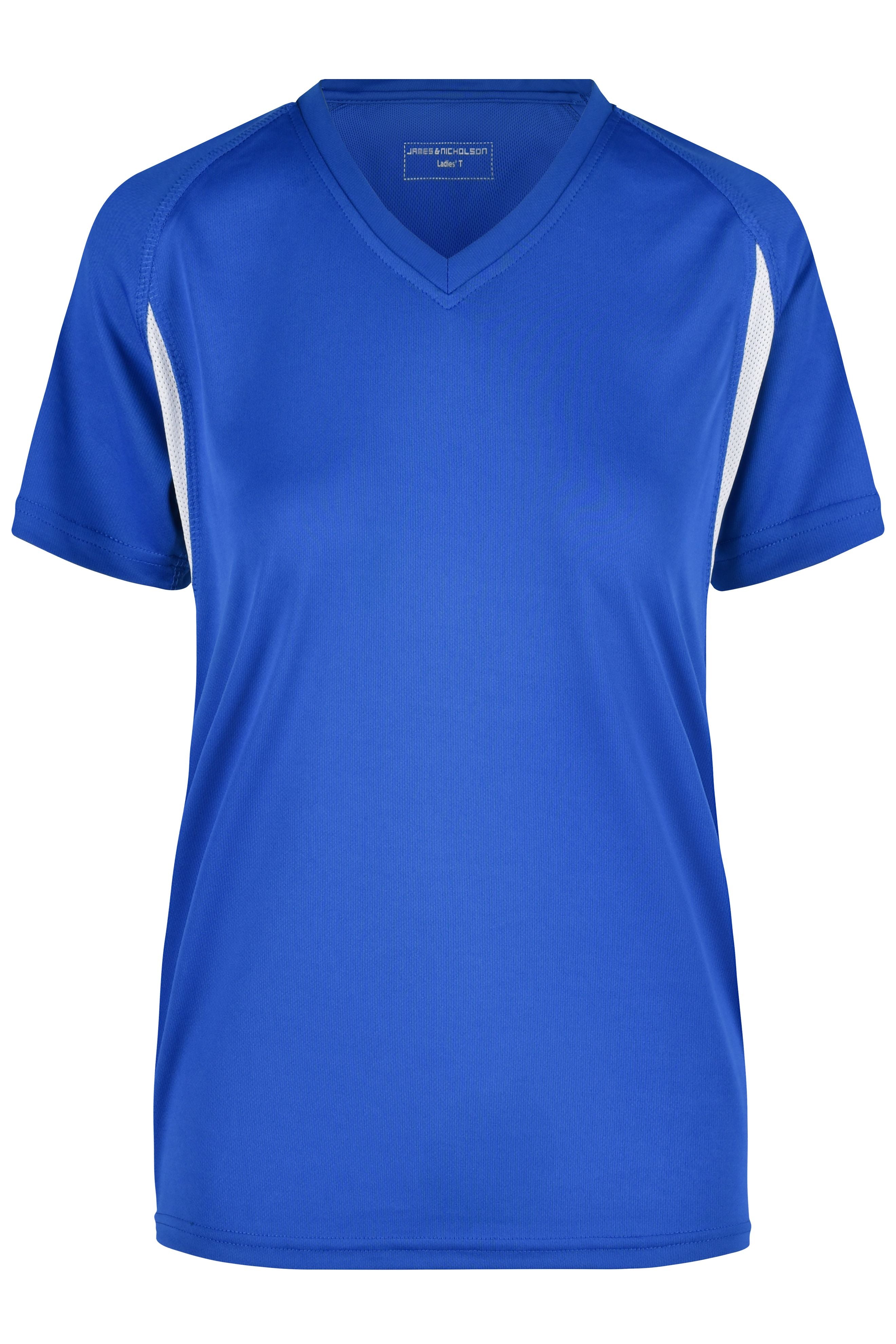 James & Nicholson Damen Laufshirt Topcool royal/white