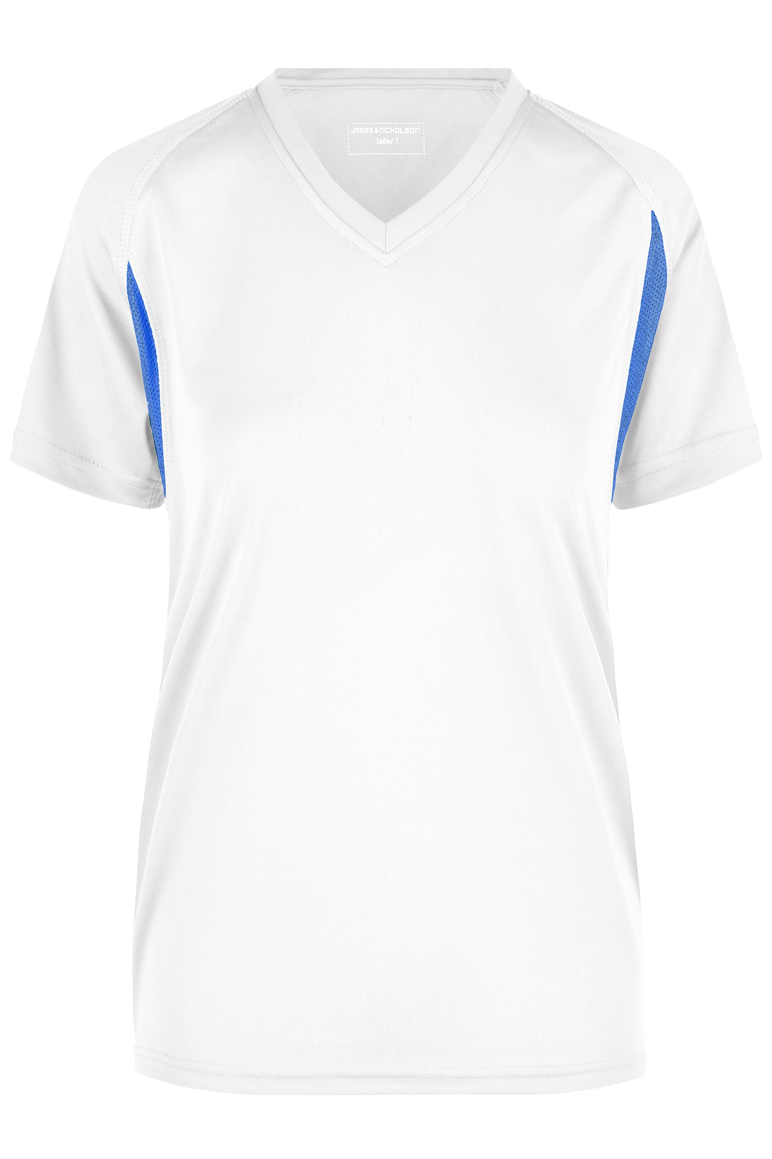 James & Nicholson Damen Laufshirt Topcool white/royal