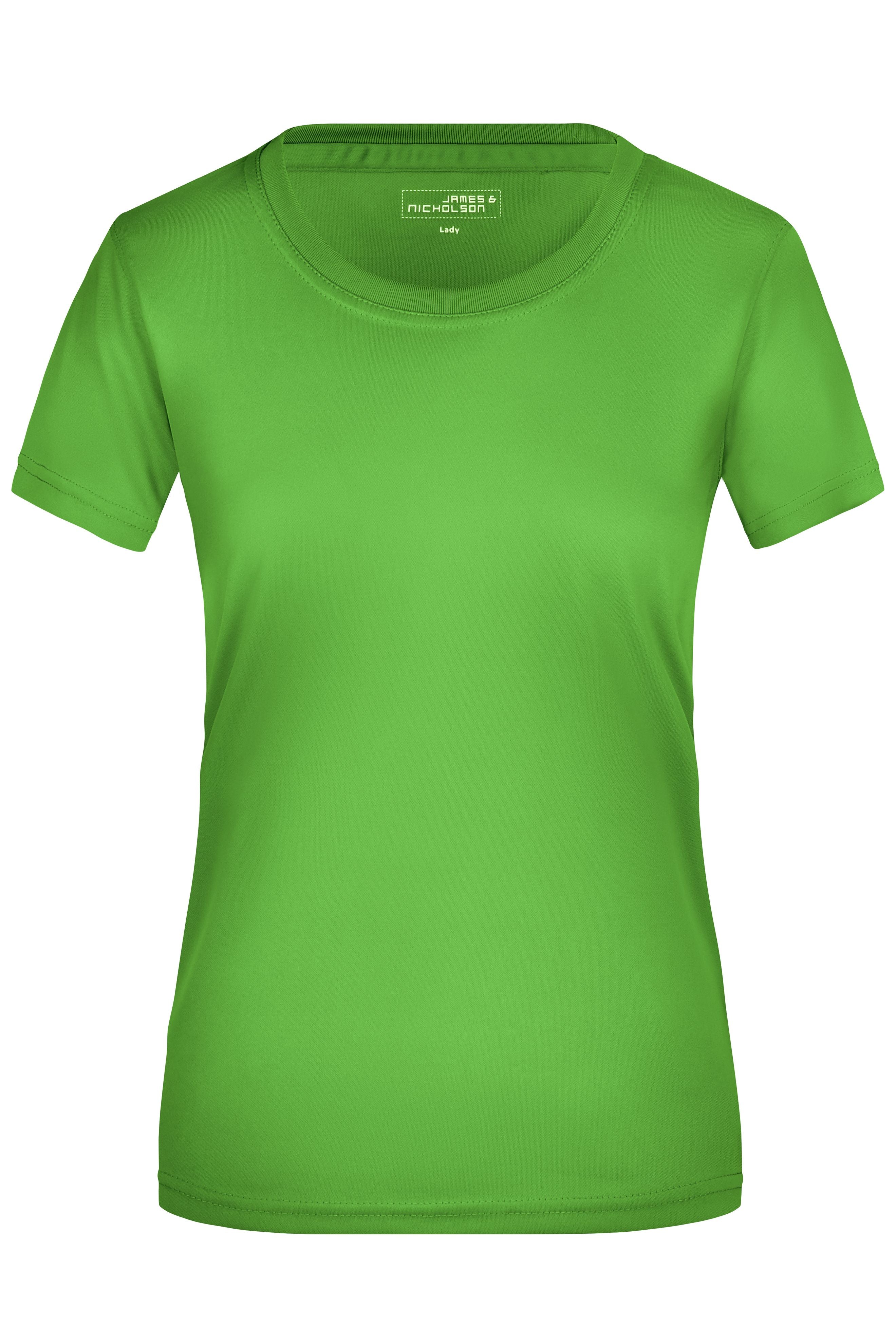 James & Nicholson Damen Aktiv T-Shirt lime-green