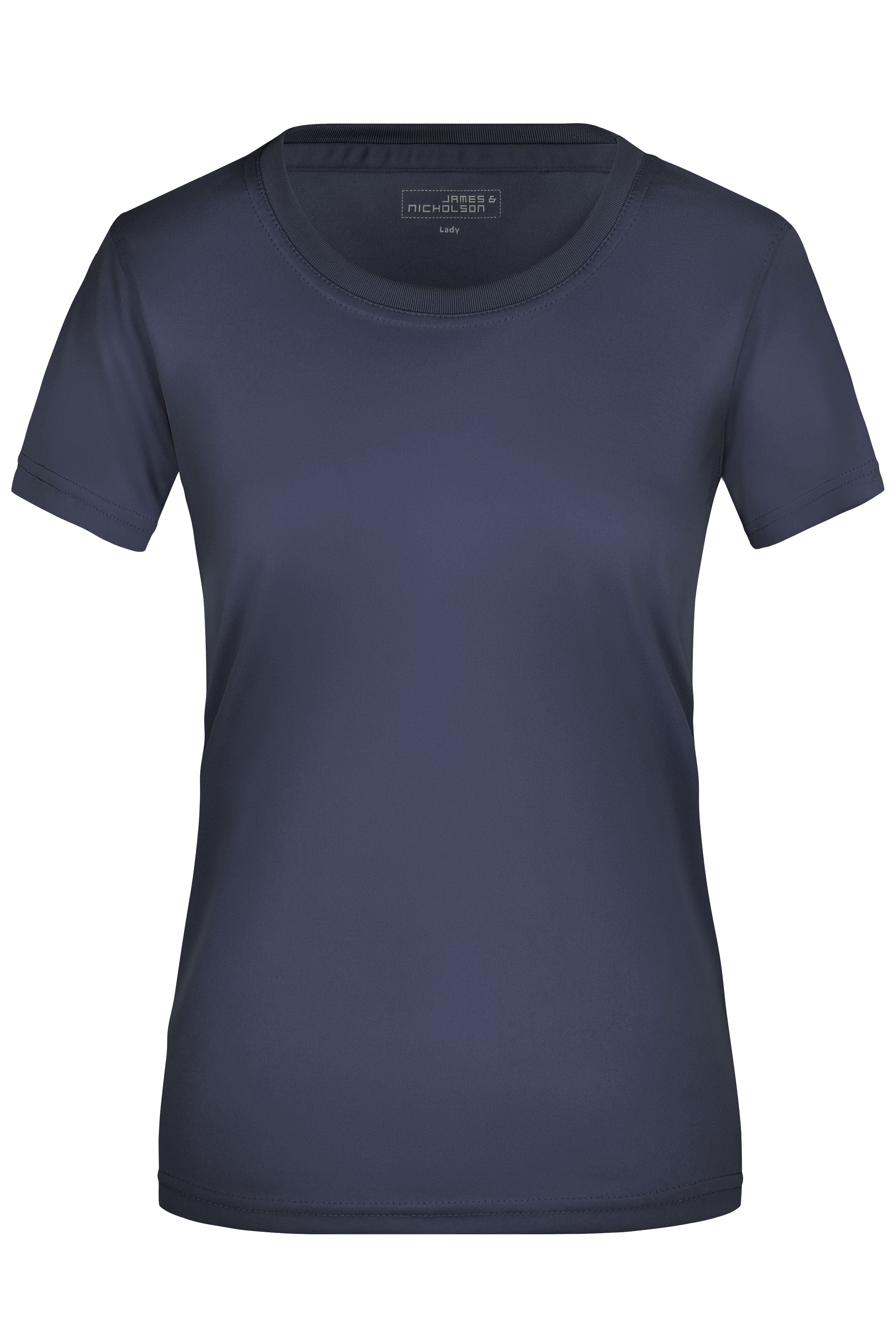 James & Nicholson Damen Aktiv T-Shirt navy