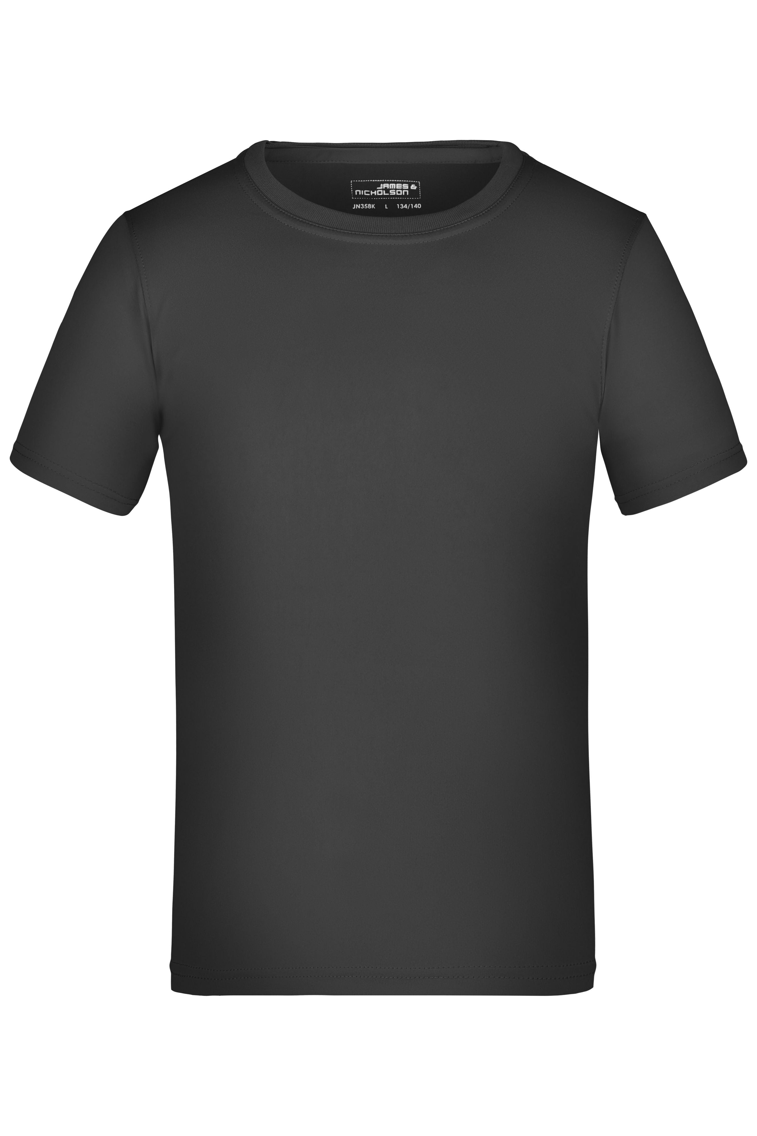 James & Nicholson Kinder Active T-Shirt black