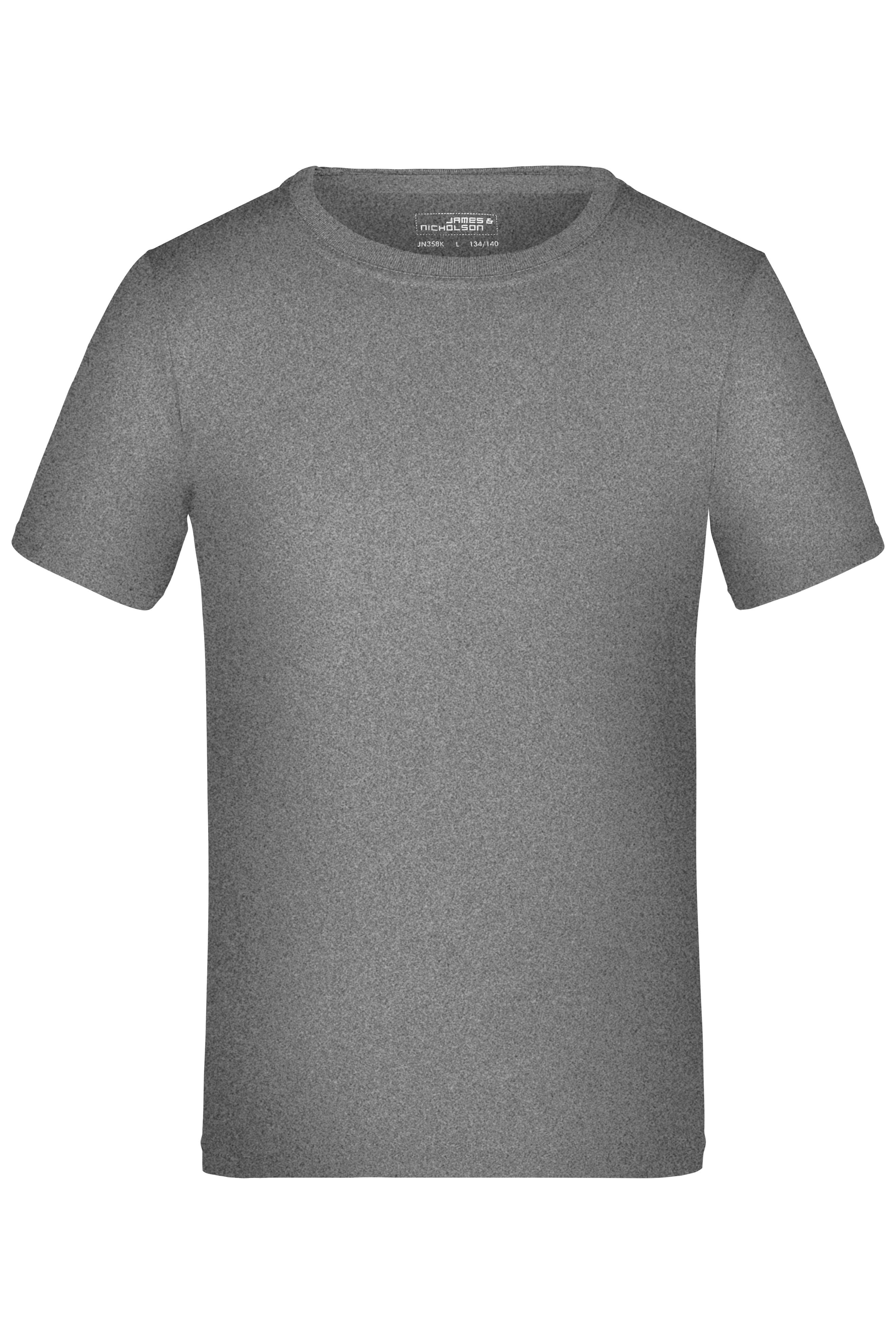 James & Nicholson Kinder Active T-Shirt dark-melange