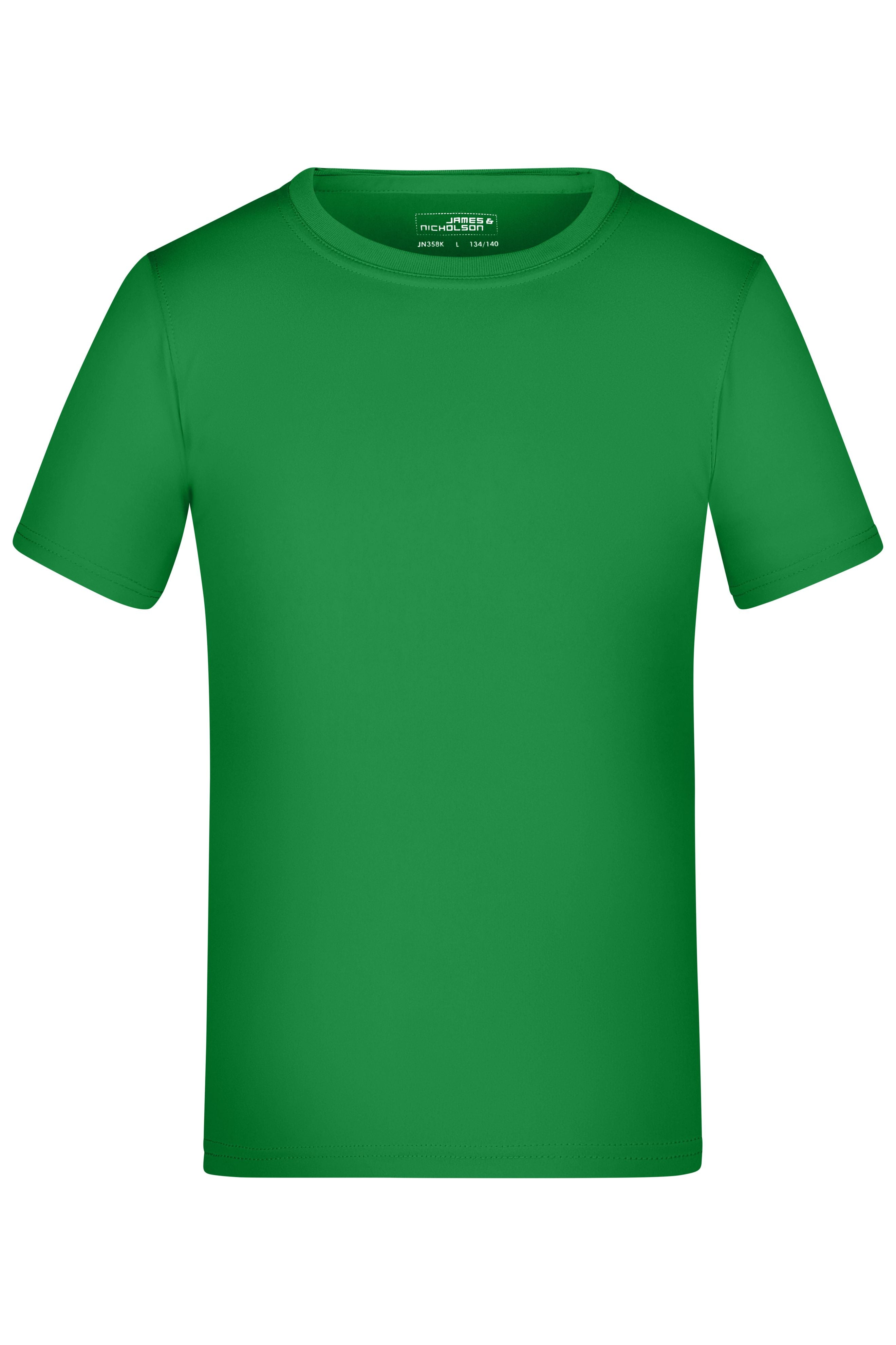 James & Nicholson Kinder Active T-Shirt green