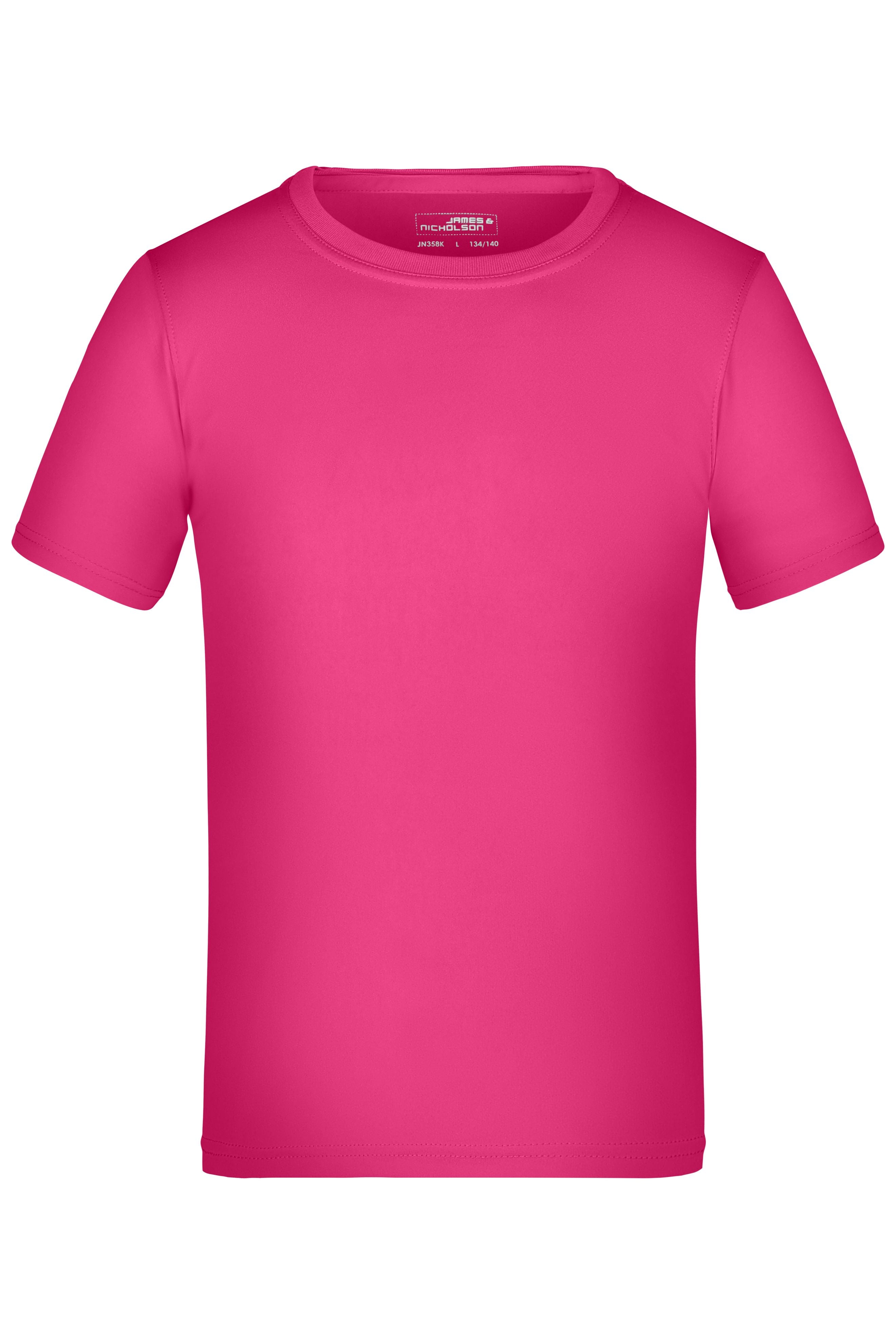 James & Nicholson Kinder Active T-Shirt pink