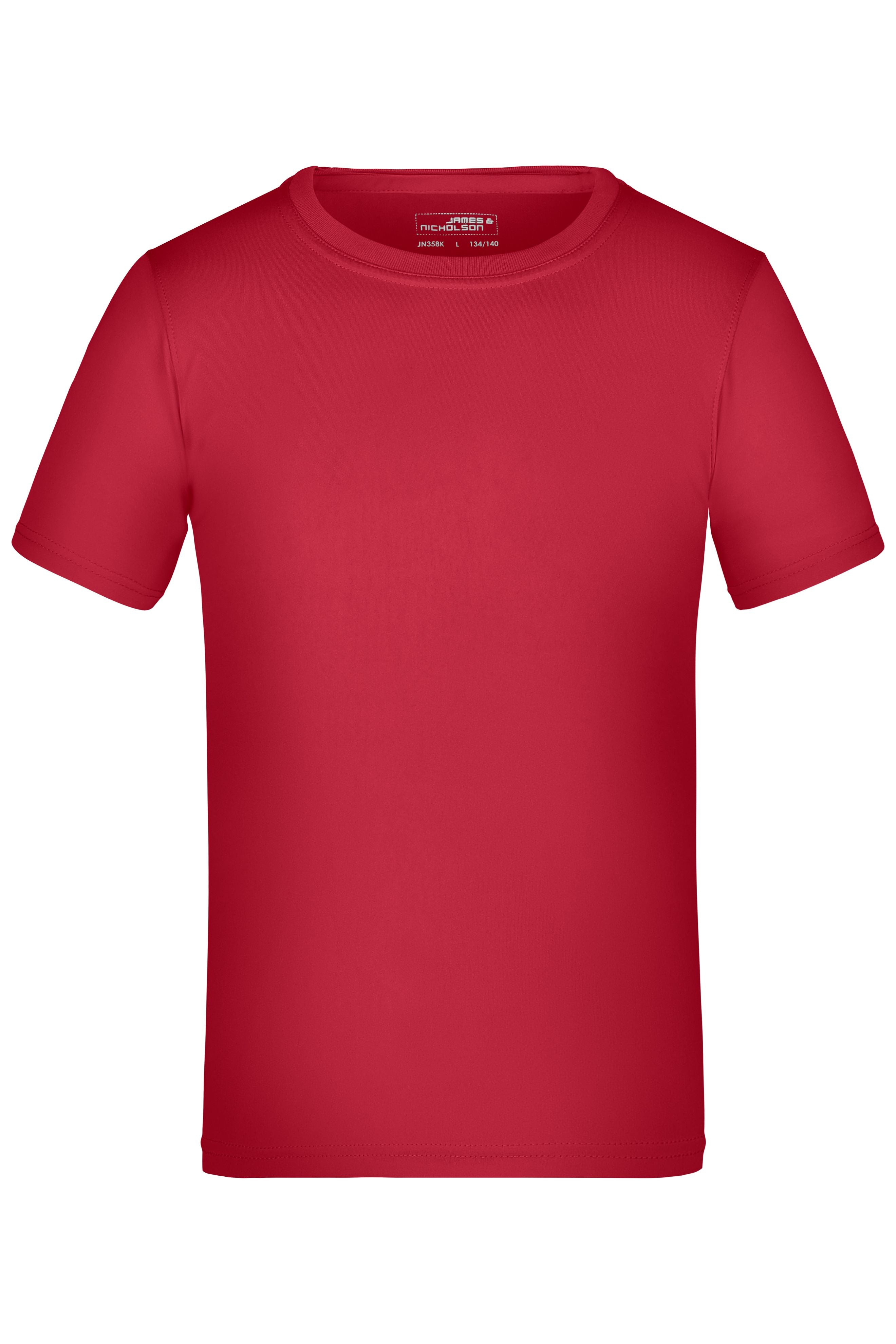James & Nicholson Kinder Active T-Shirt red