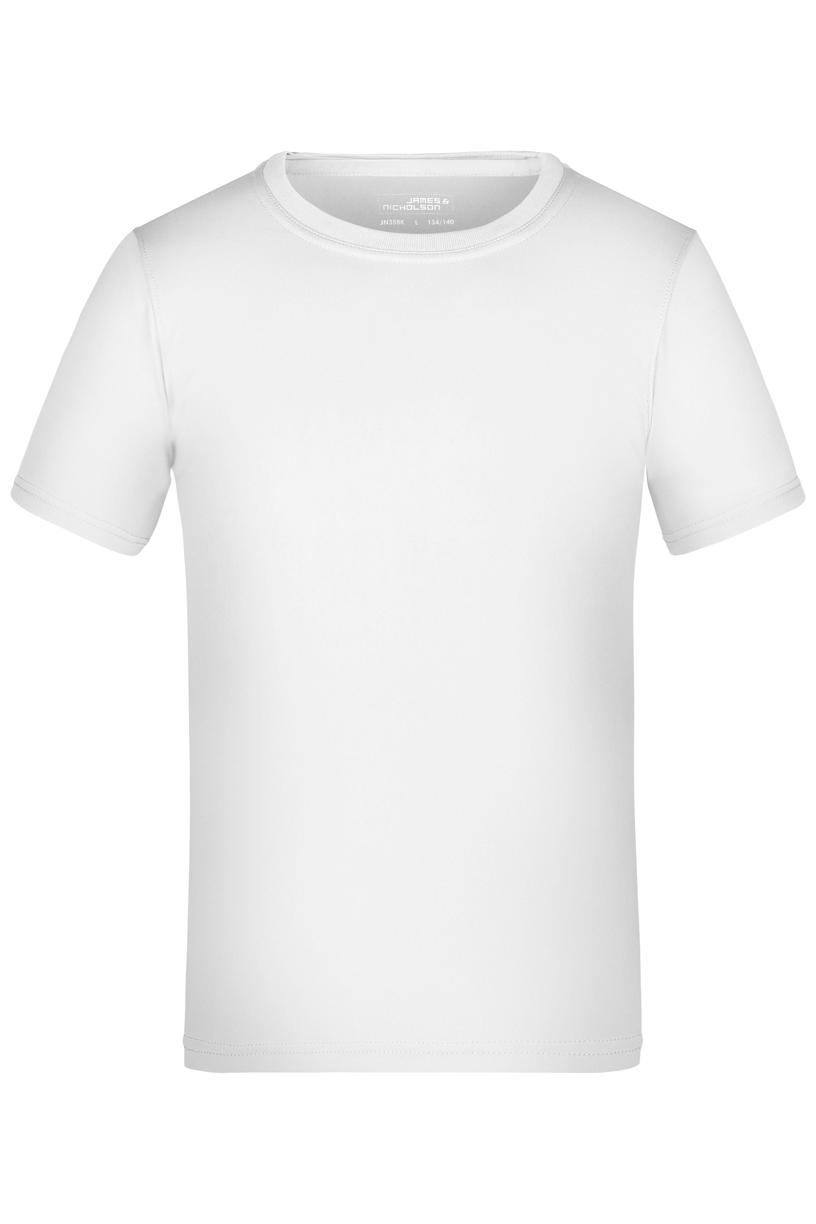 James & Nicholson Kinder Active T-Shirt white