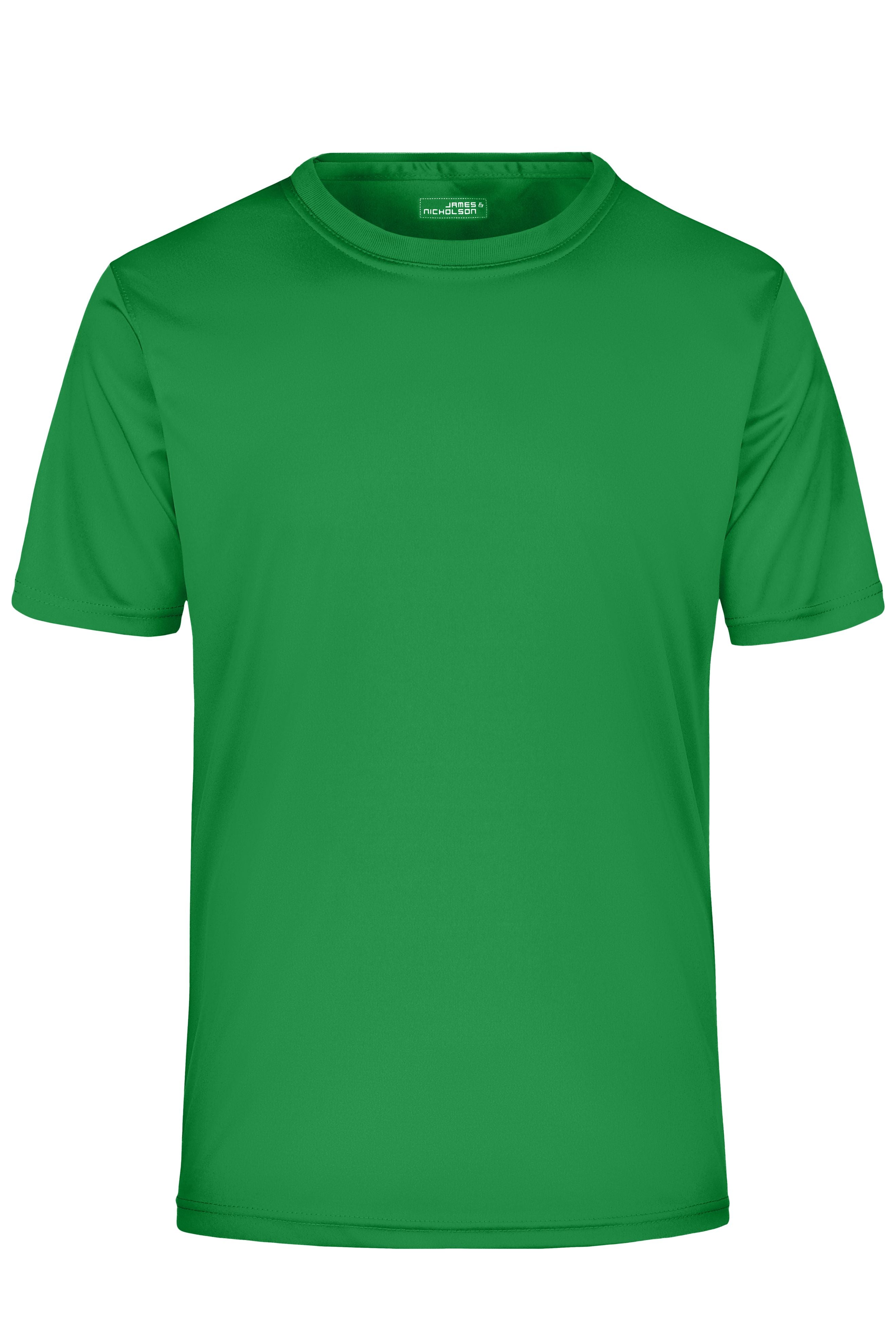 James & Nicholson Herren Aktiv T-Shirt green