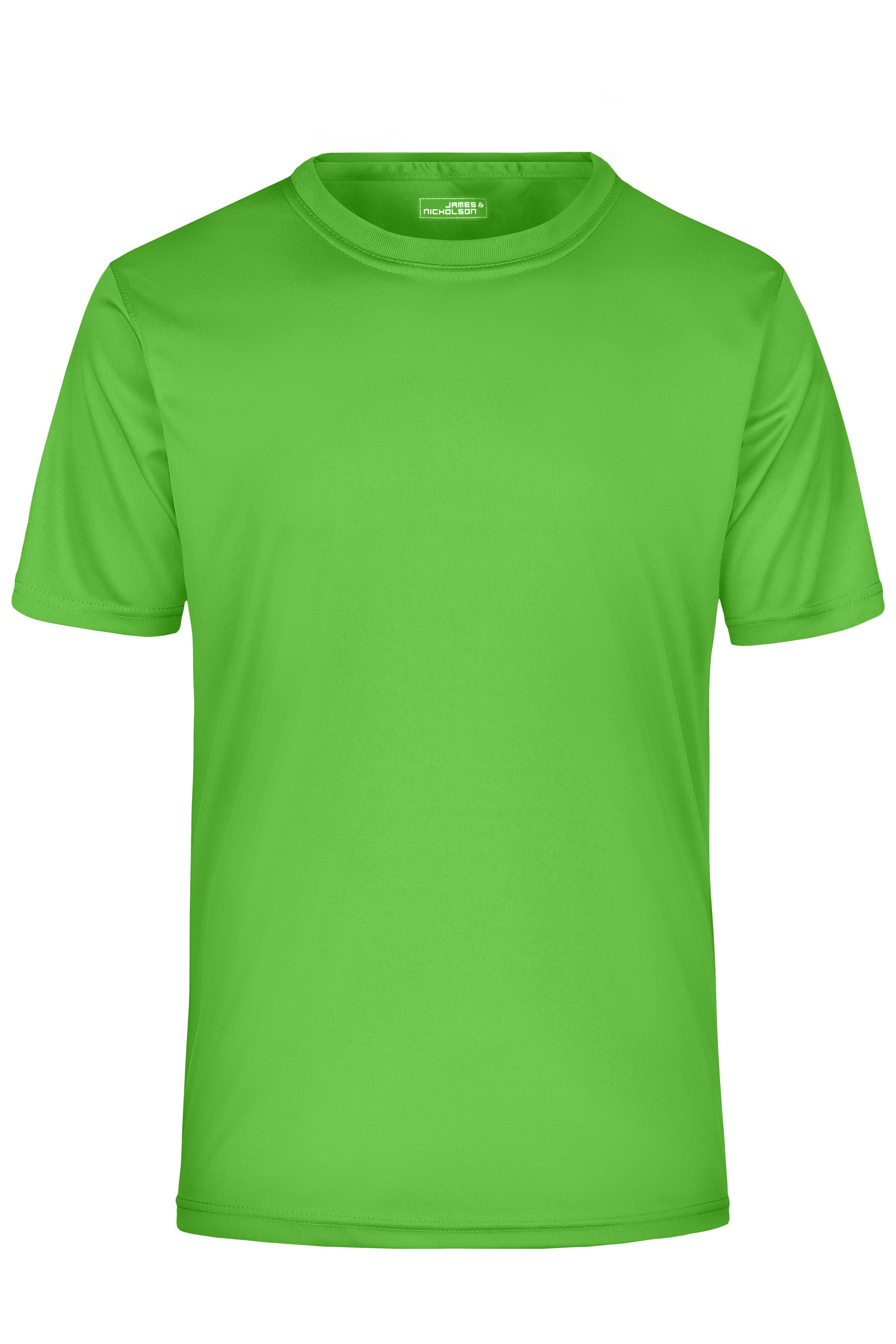 James & Nicholson Herren Aktiv T-Shirt lime-green