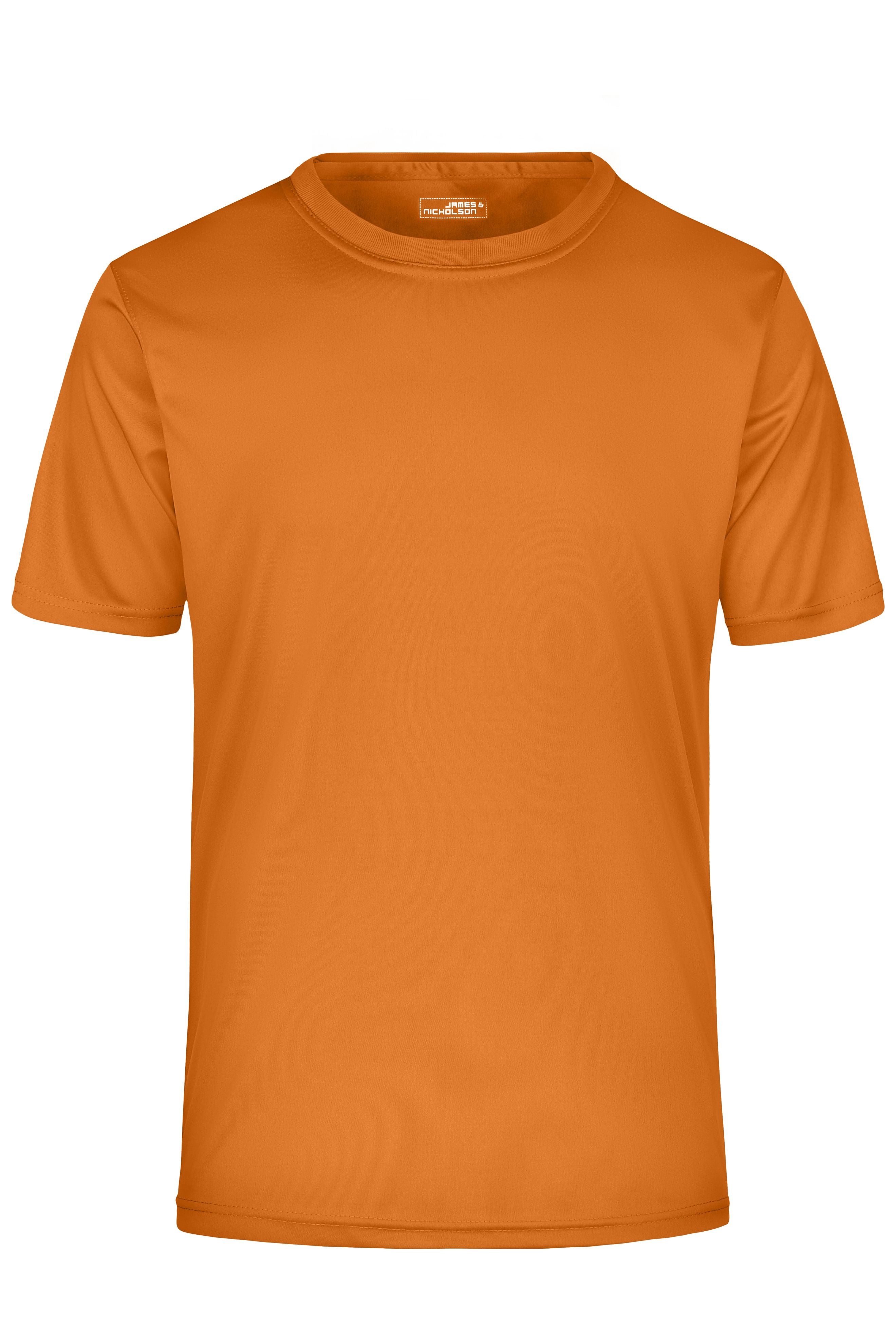 James & Nicholson Herren Aktiv T-Shirt orange