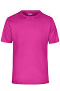 James & Nicholson Herren Aktiv T-Shirt pink