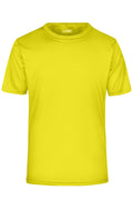 James & Nicholson Herren Aktiv T-Shirt yellow
