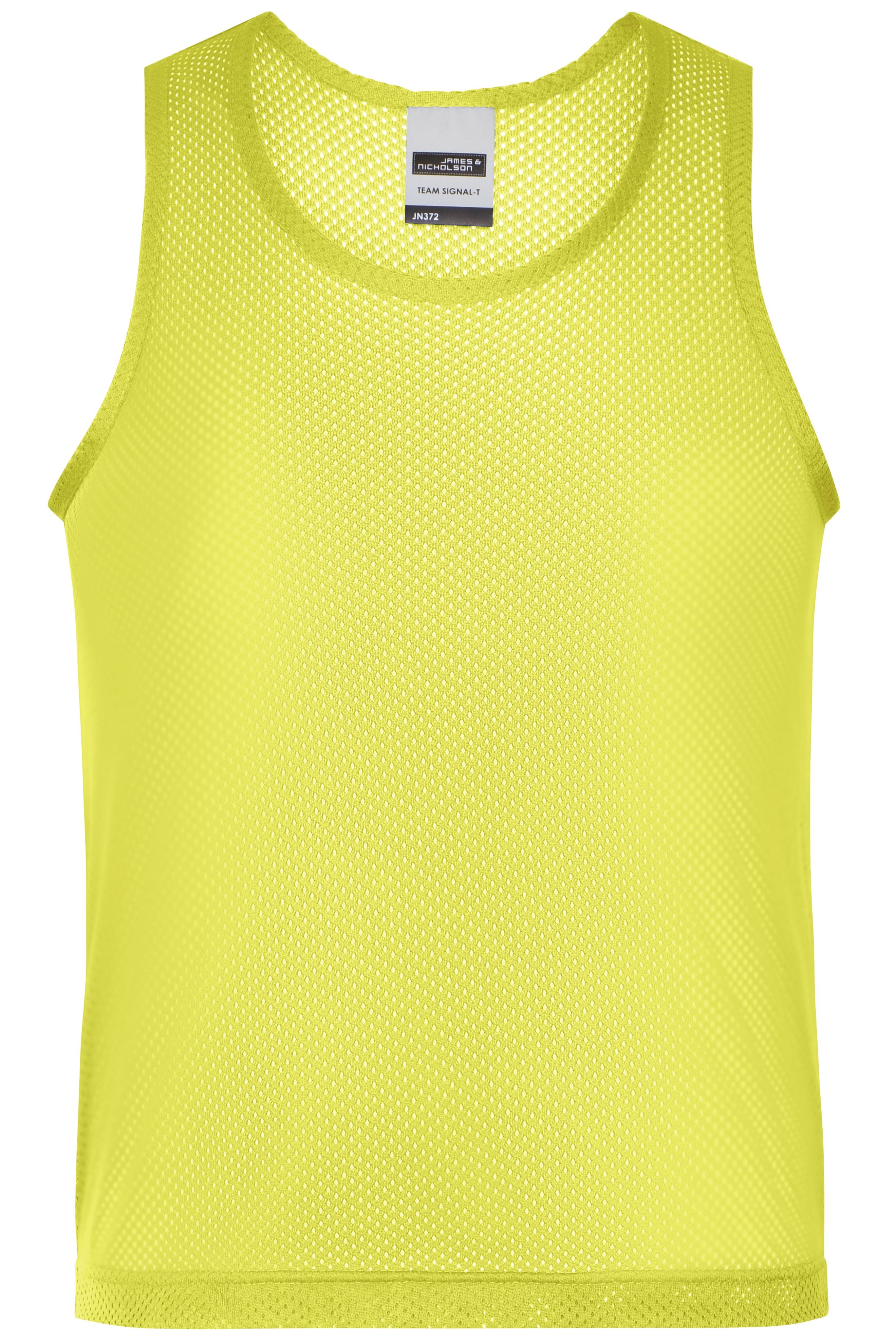 James & Nicholson Markierungshemd für Erwachsene und Kinder yellow
