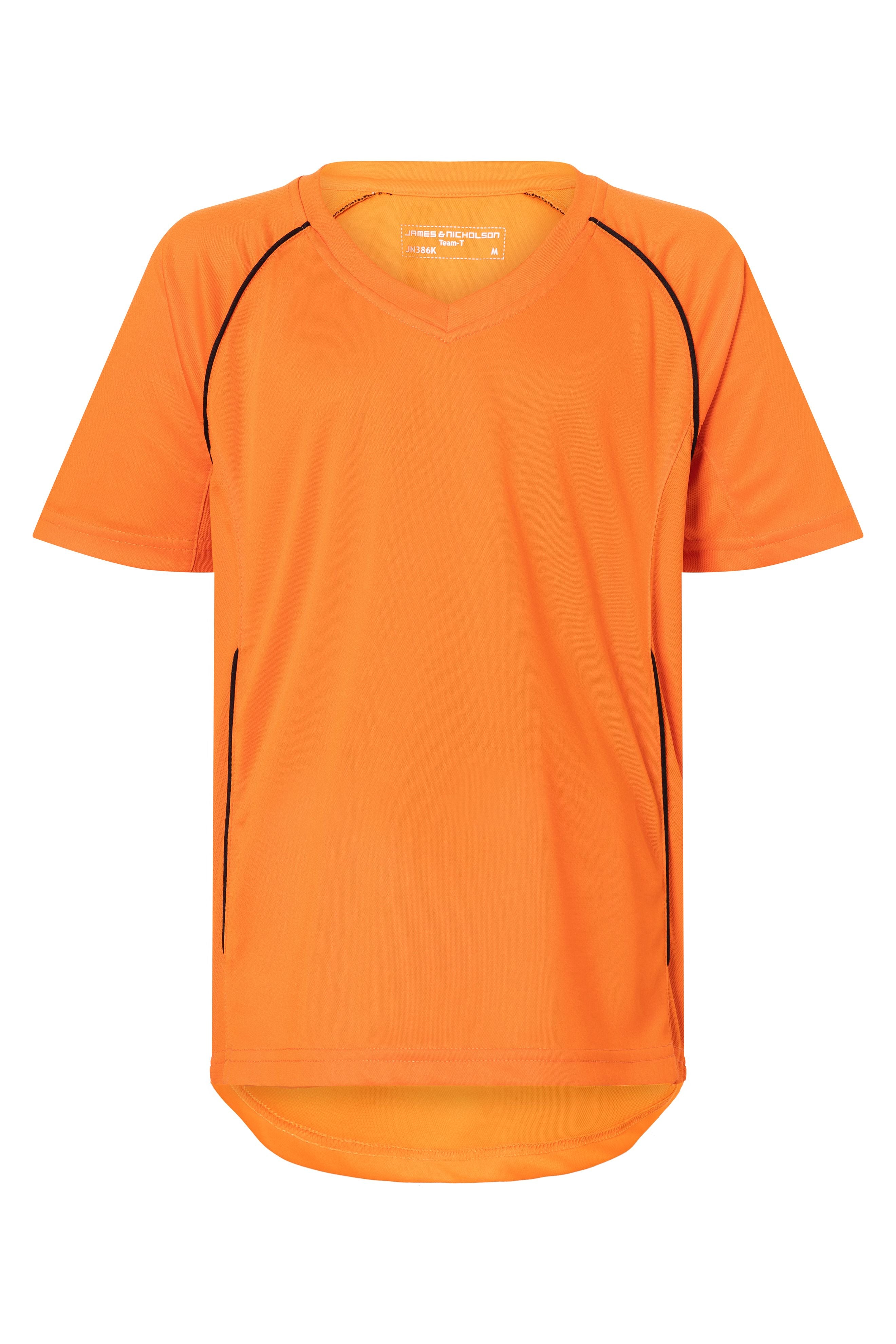 James & Nicholson Kinder Basic Team Trikot orange/black