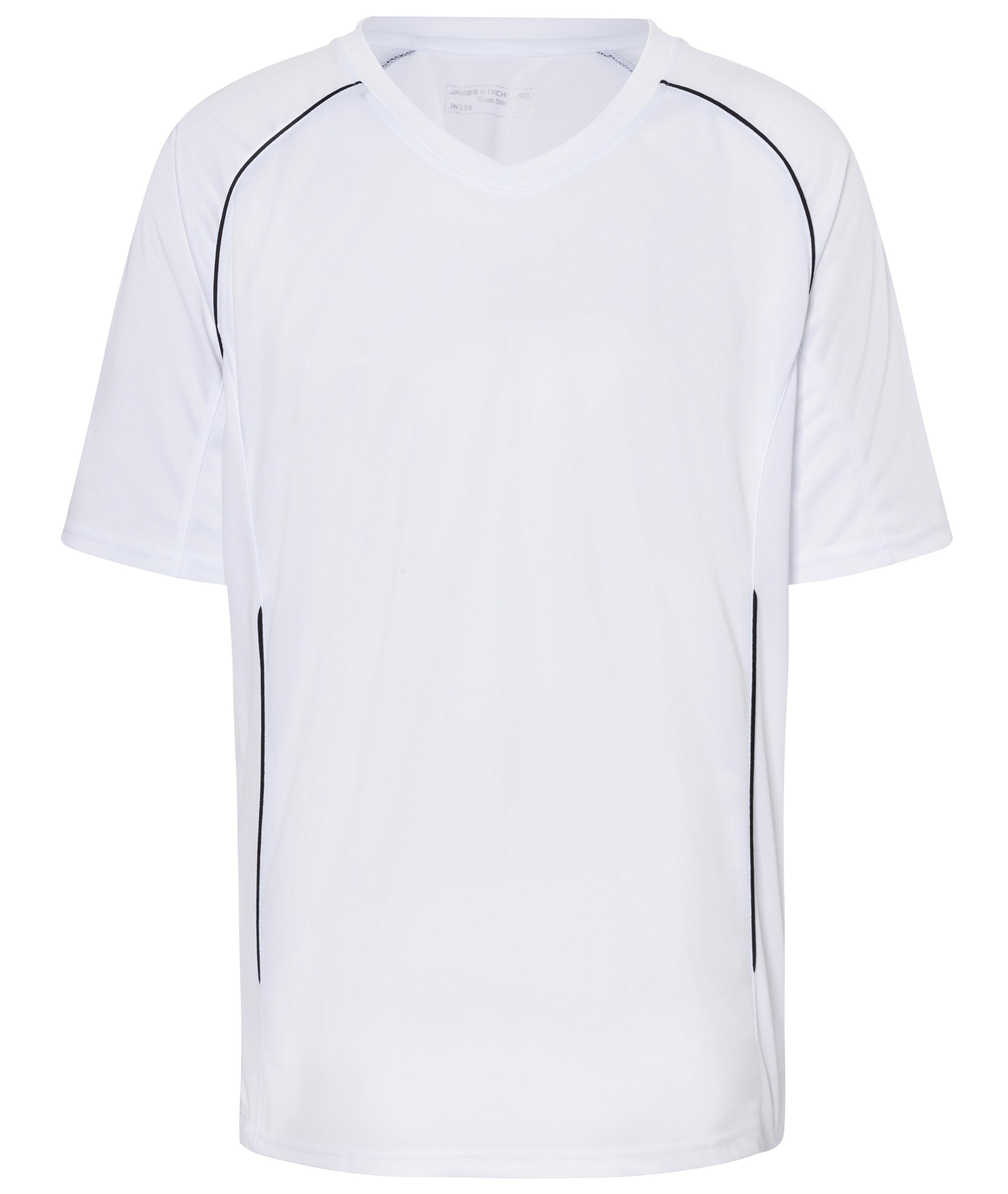James & Nicholson Basic Team Trikot white/black