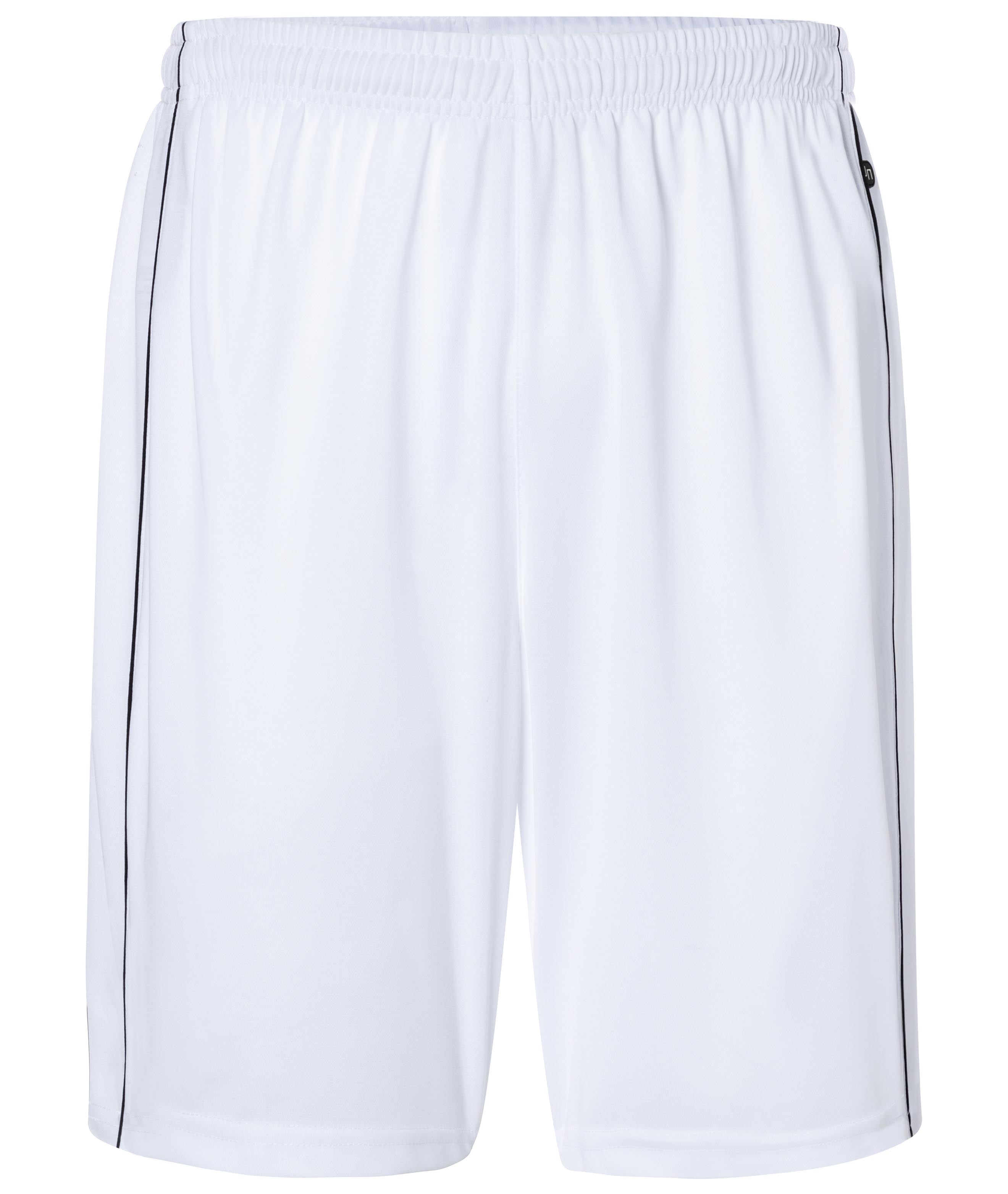 James & Nicholson Teamhose Sport white/black