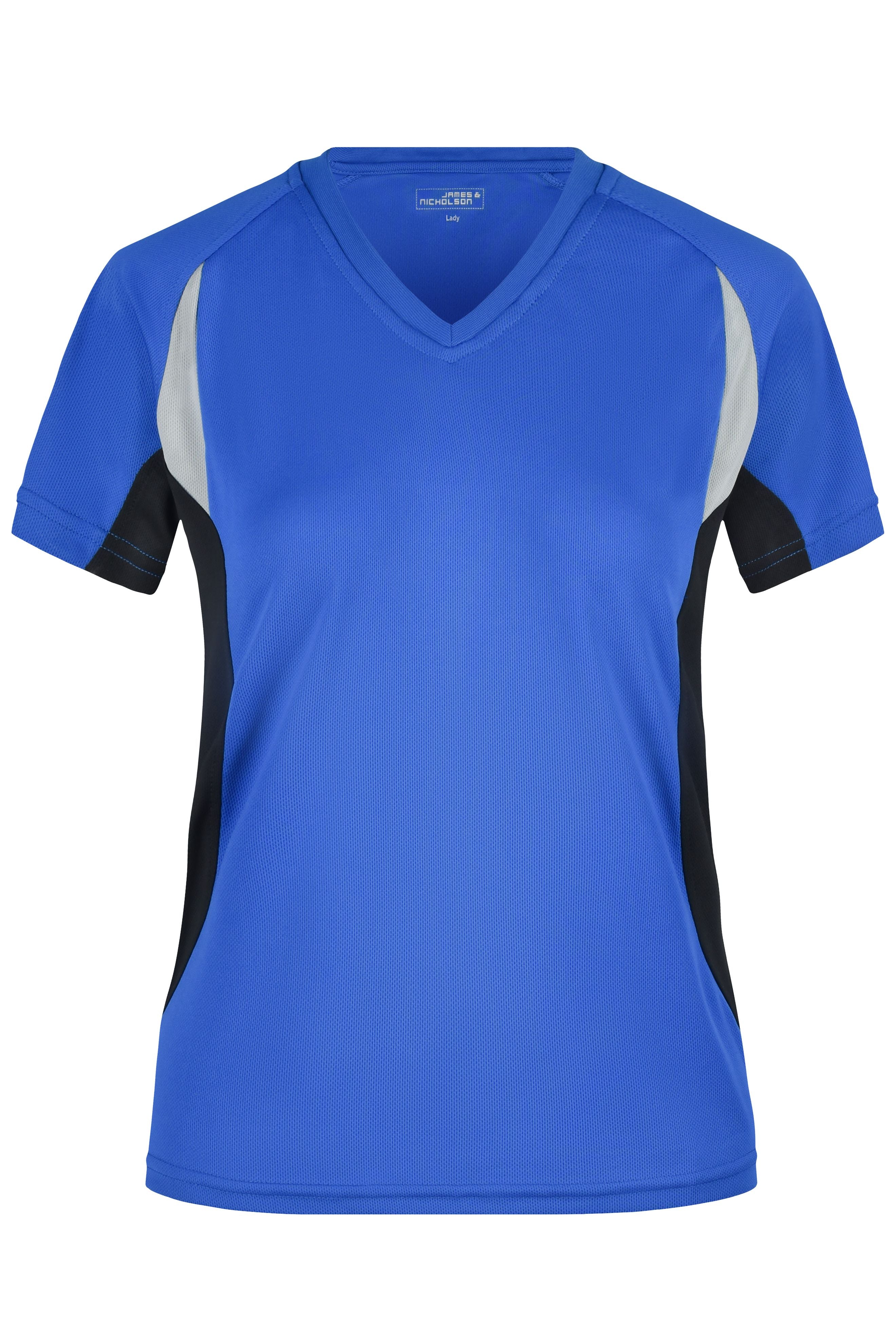 James & Nicholson Topcool Laufshirt Damen royal/black
