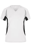 James & Nicholson Topcool Laufshirt Damen white/black
