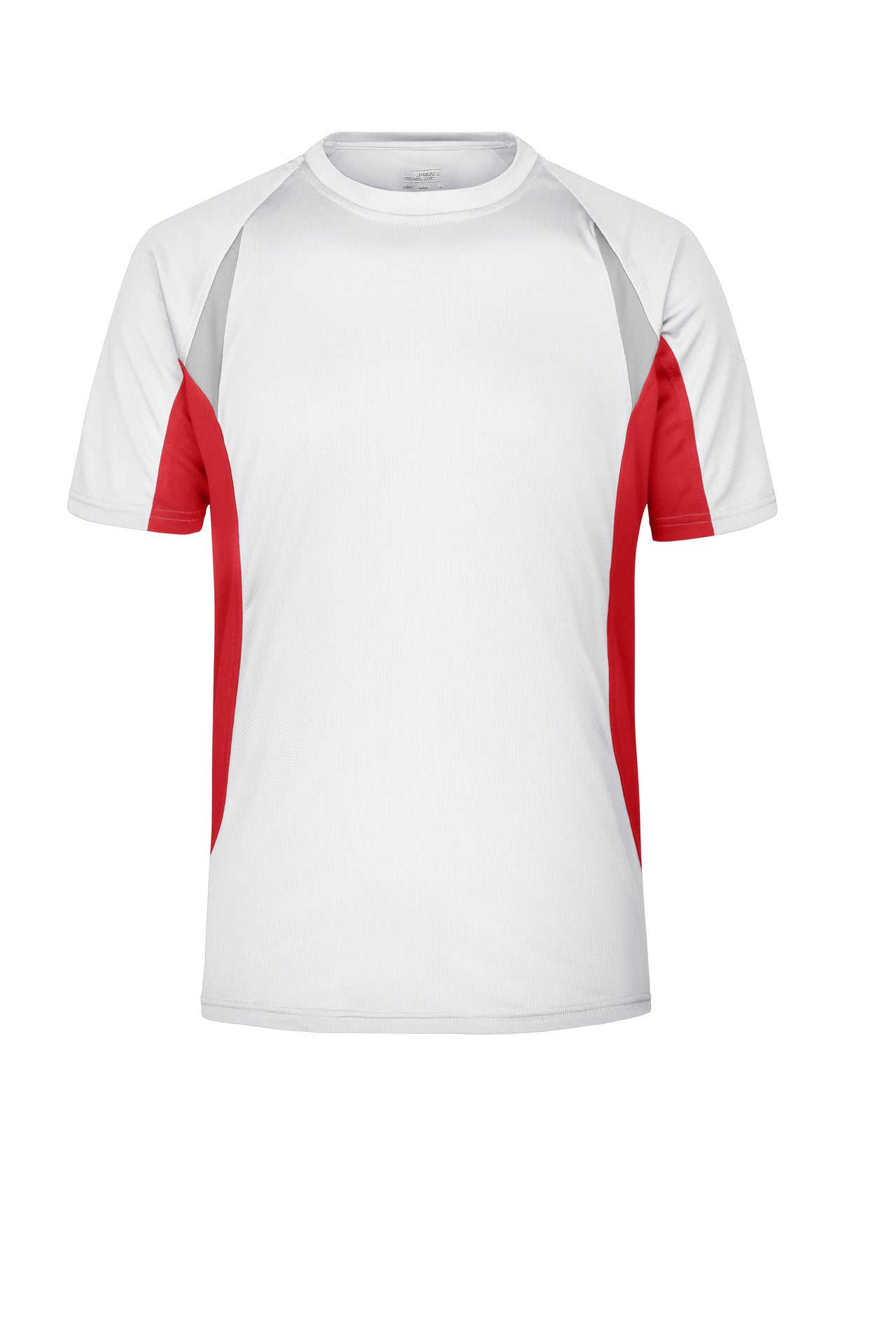 James & Nicholson Topcool Laufshirt Herren white/red
