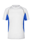 James & Nicholson Topcool Laufshirt Herren white/royal