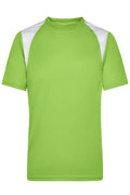 James & Nicholson Topcool T-Shirt Herren lime-green/white