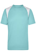 James & Nicholson Topcool T-Shirt Herren mint/white