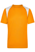 James & Nicholson Topcool T-Shirt Herren orange/white