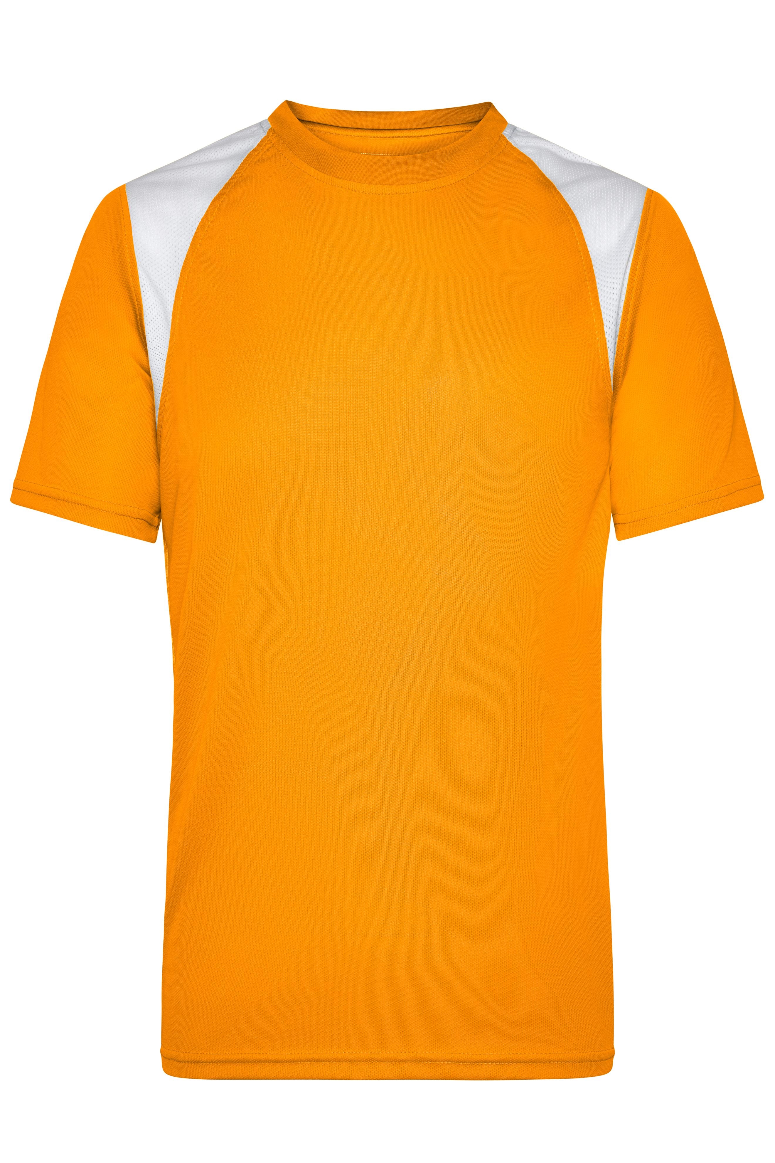 James & Nicholson Topcool T-Shirt Herren orange/white