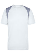 James & Nicholson Topcool T-Shirt Herren white/silver