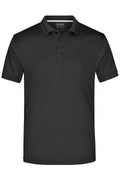 James & Nicholson Herren Funktionspolo black
