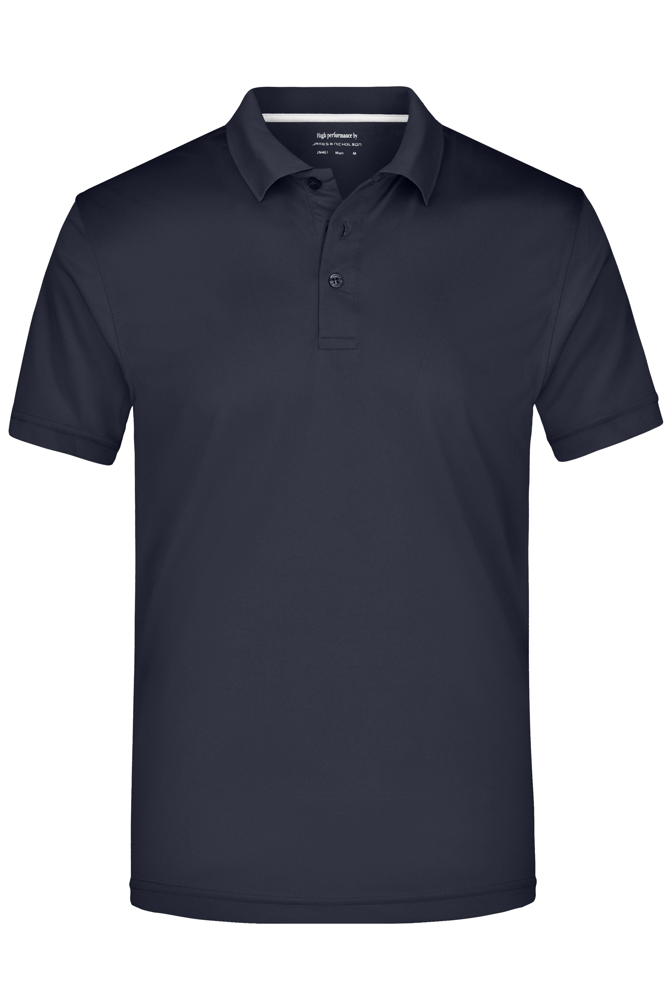 James & Nicholson Herren Funktionspolo navy