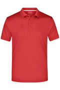 James & Nicholson Herren Funktionspolo red