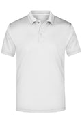 James & Nicholson Herren Funktionspolo white