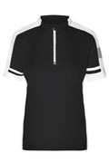 James & Nicholson Damen Rad-Shirt Cooldry black