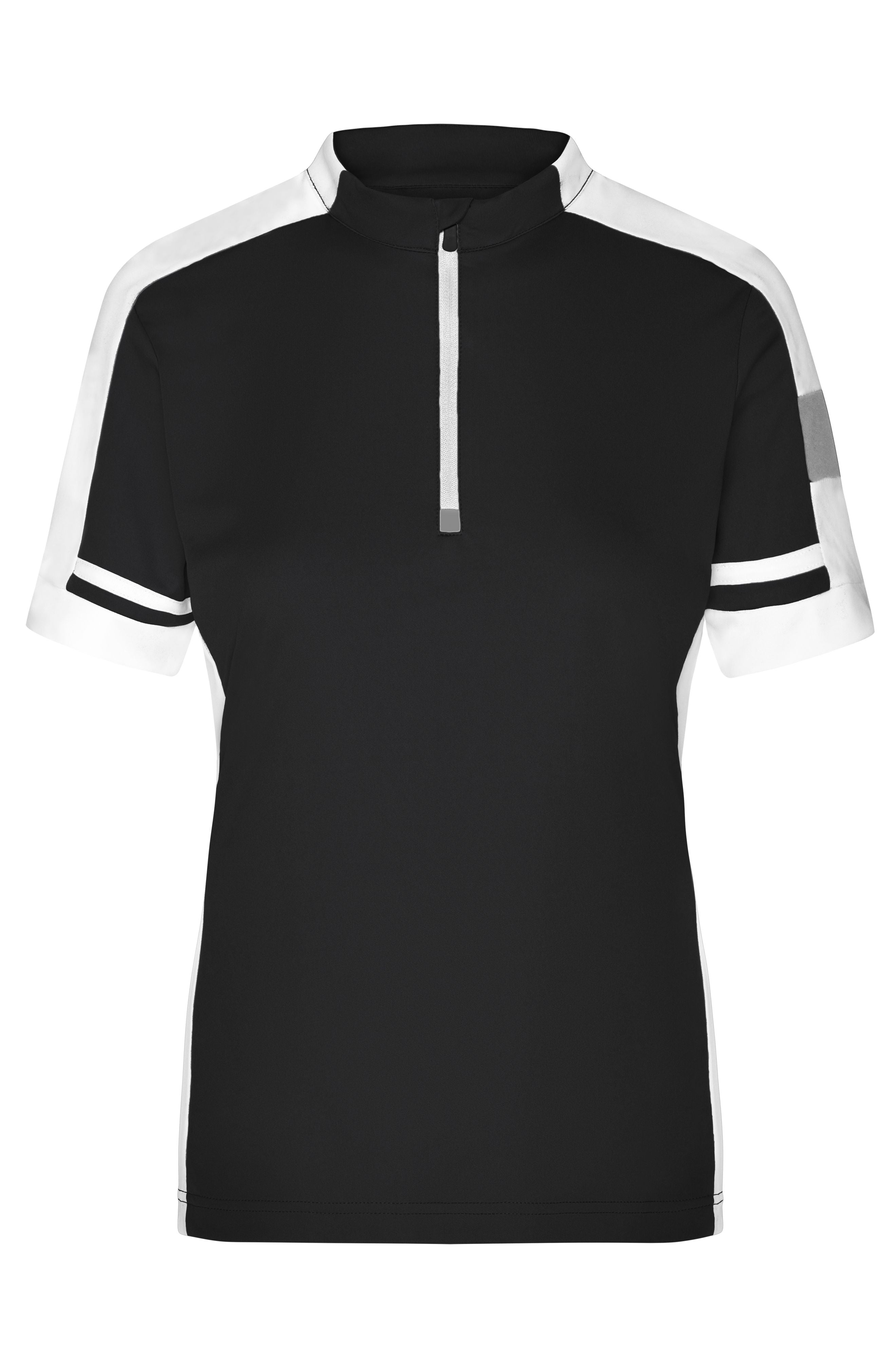 James & Nicholson Damen Rad-Shirt Cooldry black