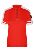 James & Nicholson Damen Rad-Shirt Cooldry red