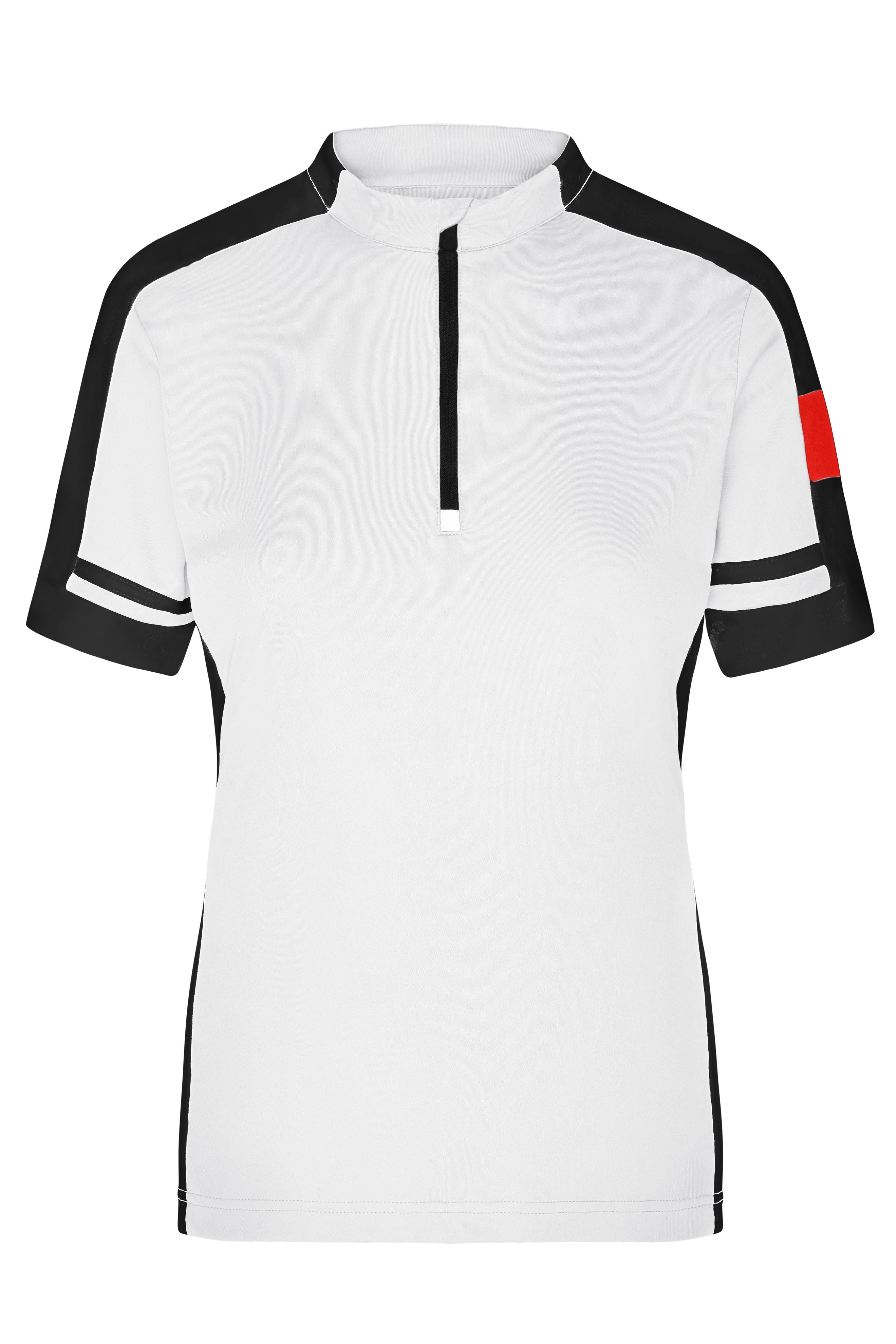 James & Nicholson Damen Rad-Shirt Cooldry white