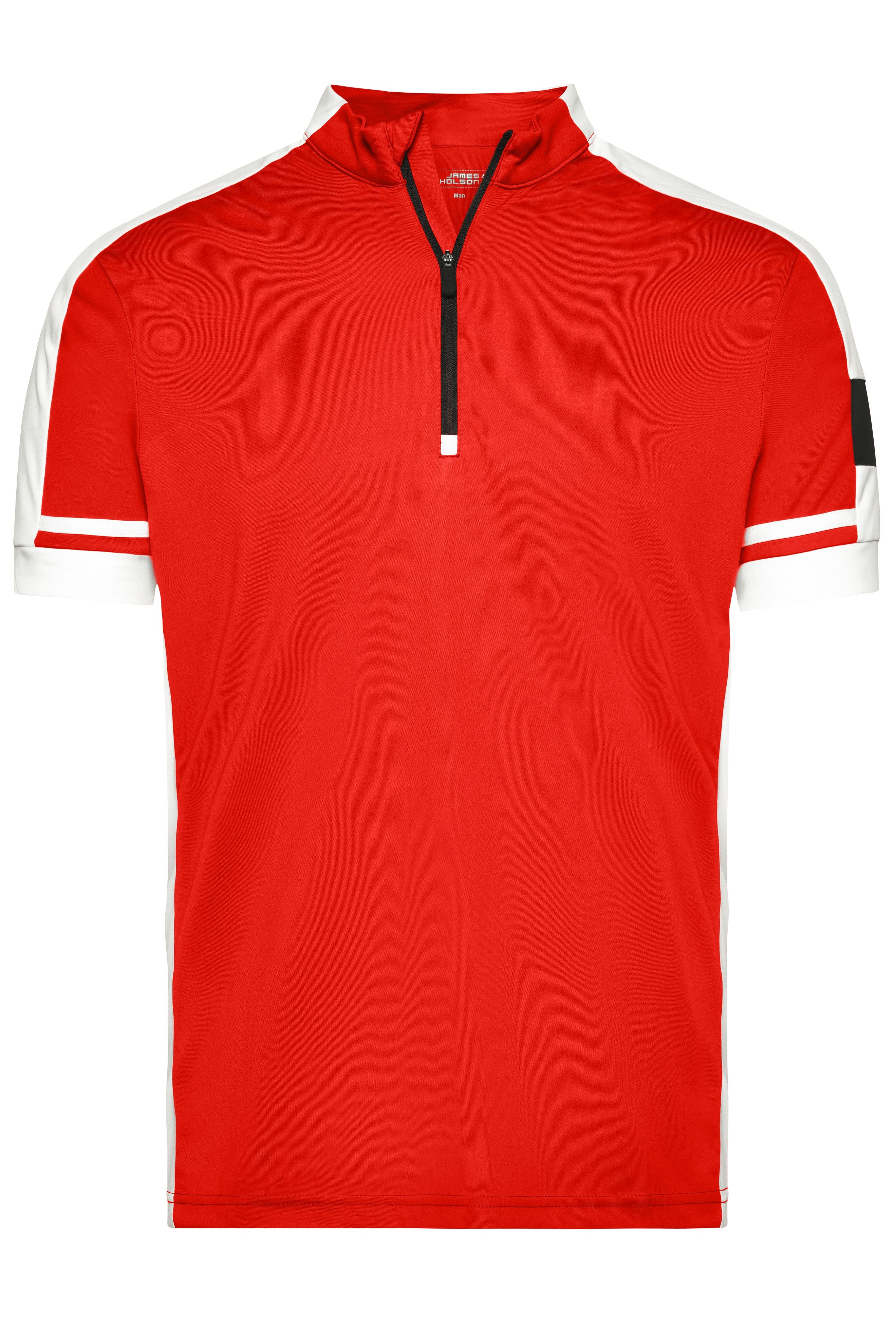 James & Nicholson Herren Rad-Shirt Cooldry red