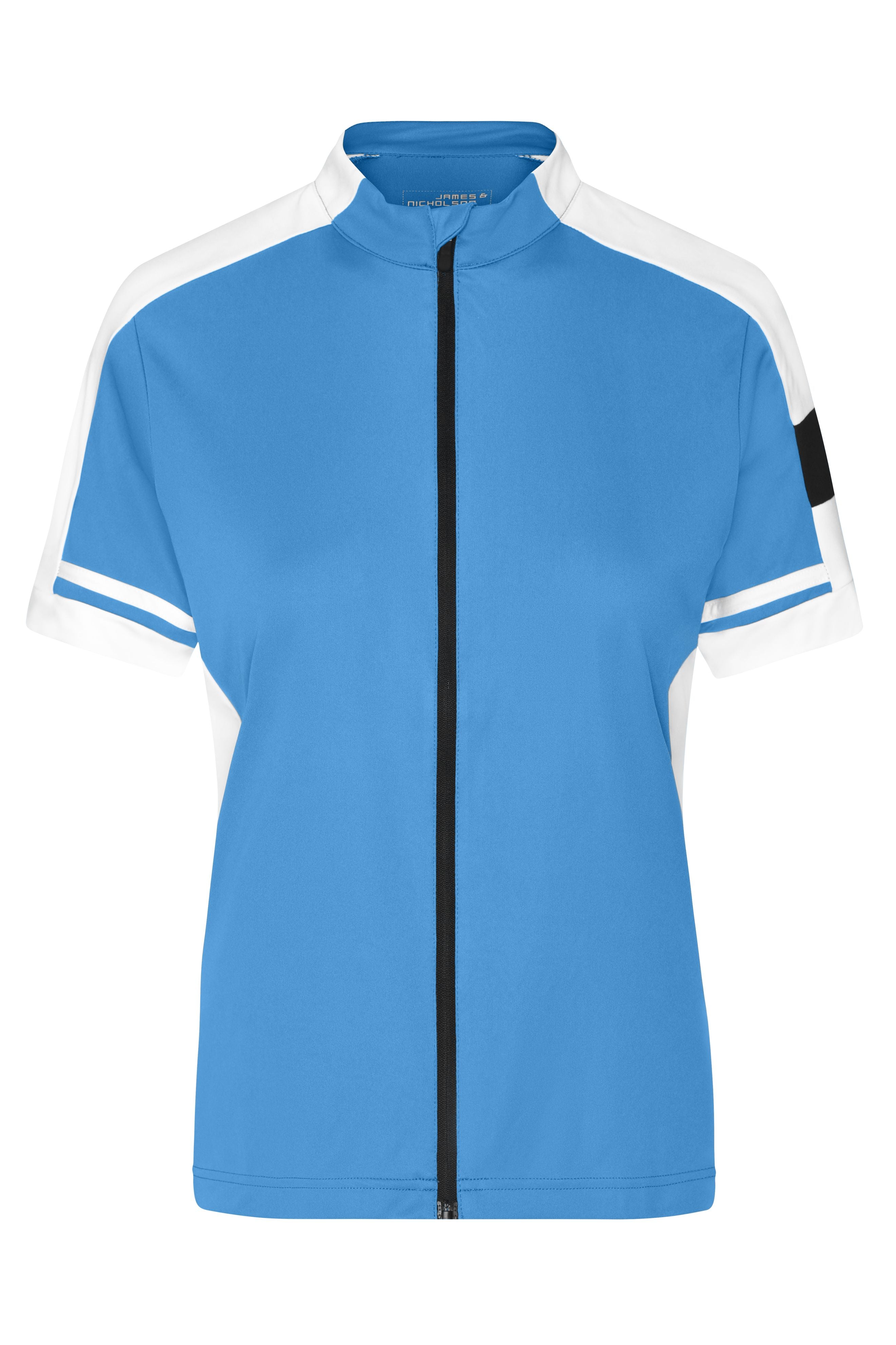 James & Nicholson Damen Radshirt mit Zipper cobalt