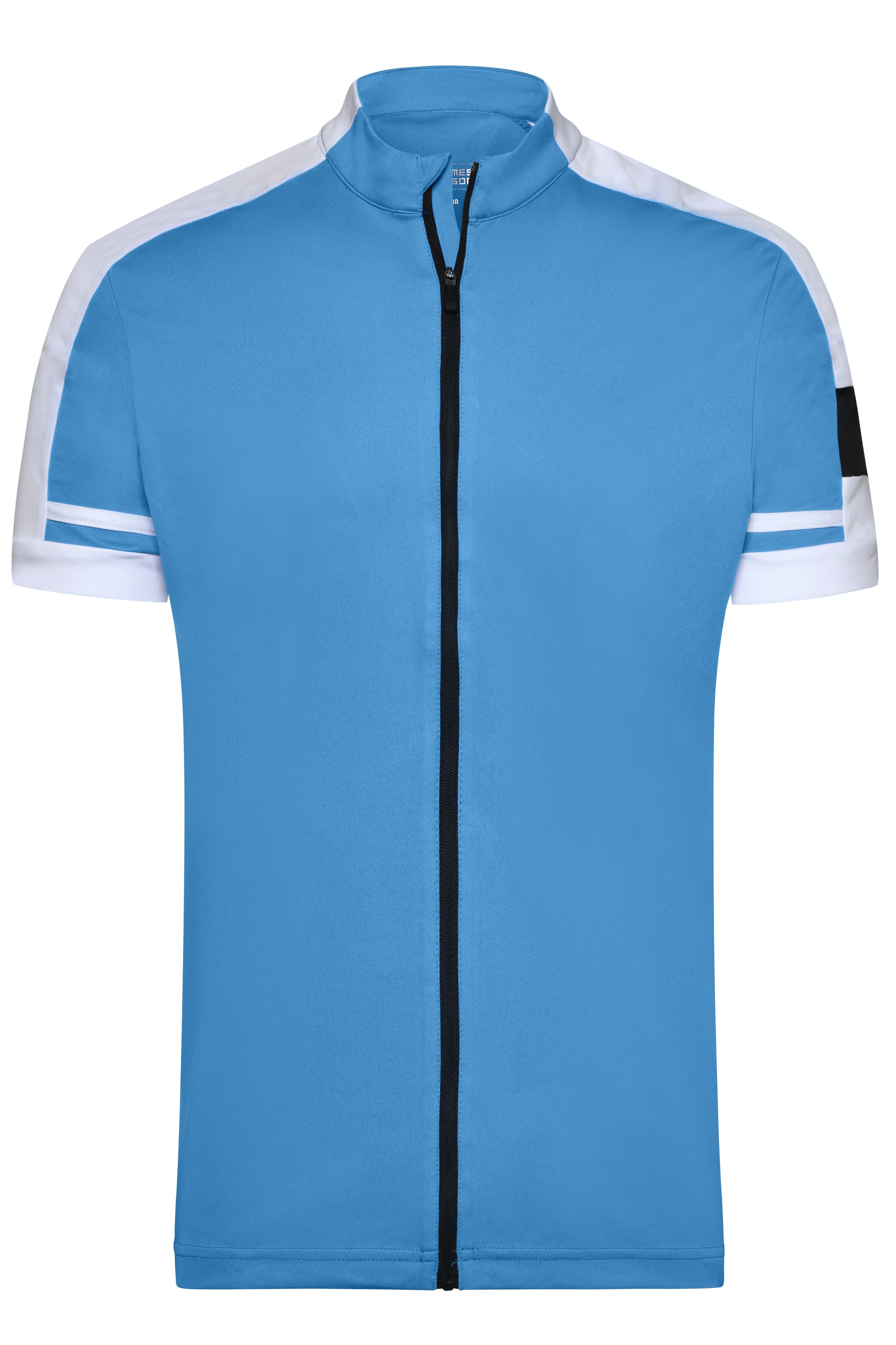 James & Nicholson Herren Radshirt mit Zipper cobalt
