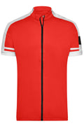 James & Nicholson Herren Radshirt mit Zipper red