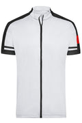 James & Nicholson Herren Radshirt mit Zipper white