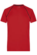 James & Nicholson Herren Funktions-Shirt für Fitness und Sport red/black
