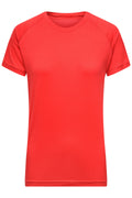 James & Nicholson Damen Sportshirt aus recyceltem Polyester bright-red