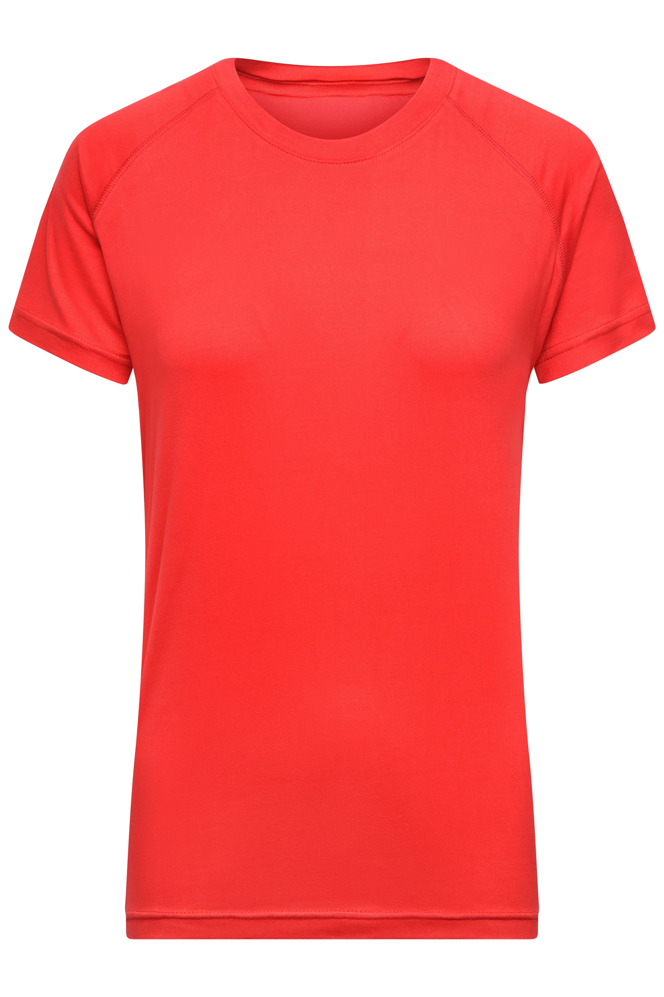 James & Nicholson Damen Sportshirt aus recyceltem Polyester bright-red