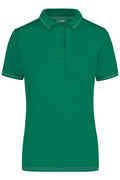 James & Nicholson Damenpolo Elastic irish-green/white
