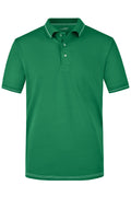 James & Nicholson Herrenpolo Elastic irish-green/white
