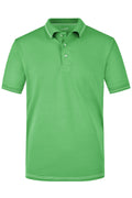James & Nicholson Herrenpolo Elastic lime-green/white