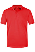 James & Nicholson Herrenpolo Elastic red/white